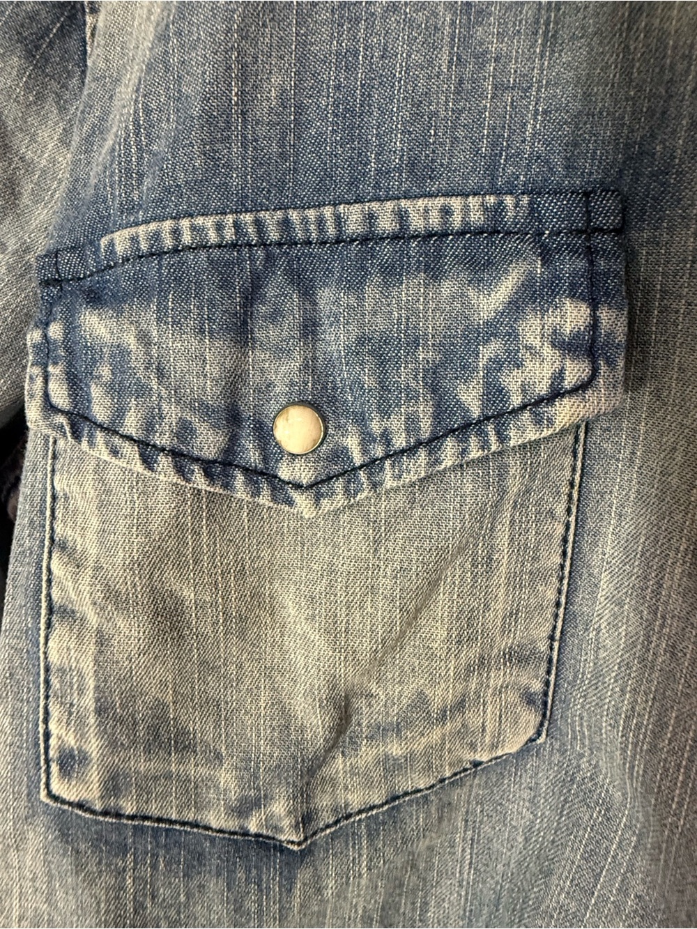 Vintage Blanc NYC Light Blue Denim Jacket with Multicolor Embroidery - Picture 8 of 9